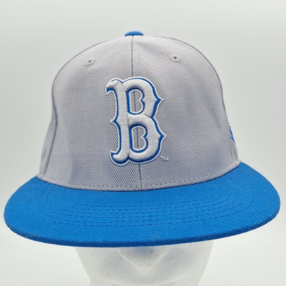 Men's Gray and Blue Baseball Cap